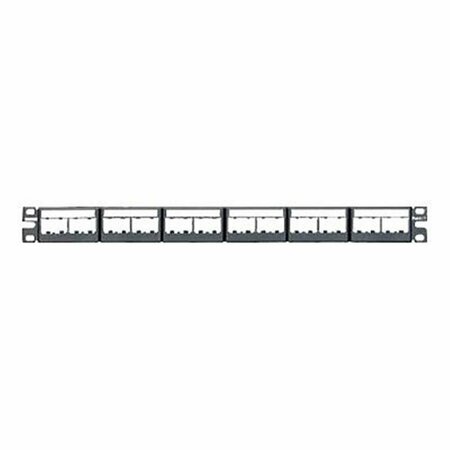 KILOWATT MINI-COM Modular Faceplate Patch Panels - Black KI3793019